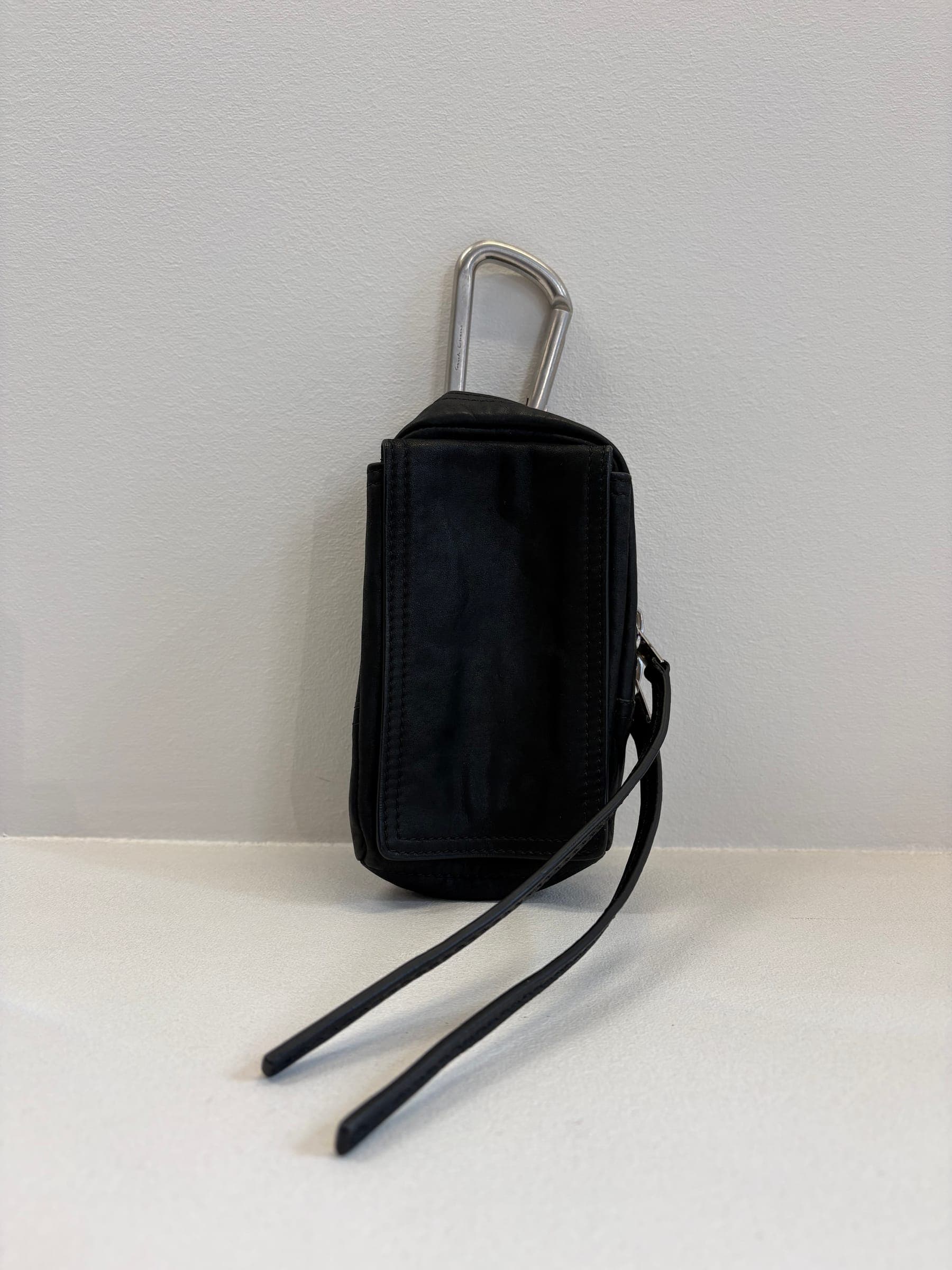 Rick Owens Carabiner Leather Bag