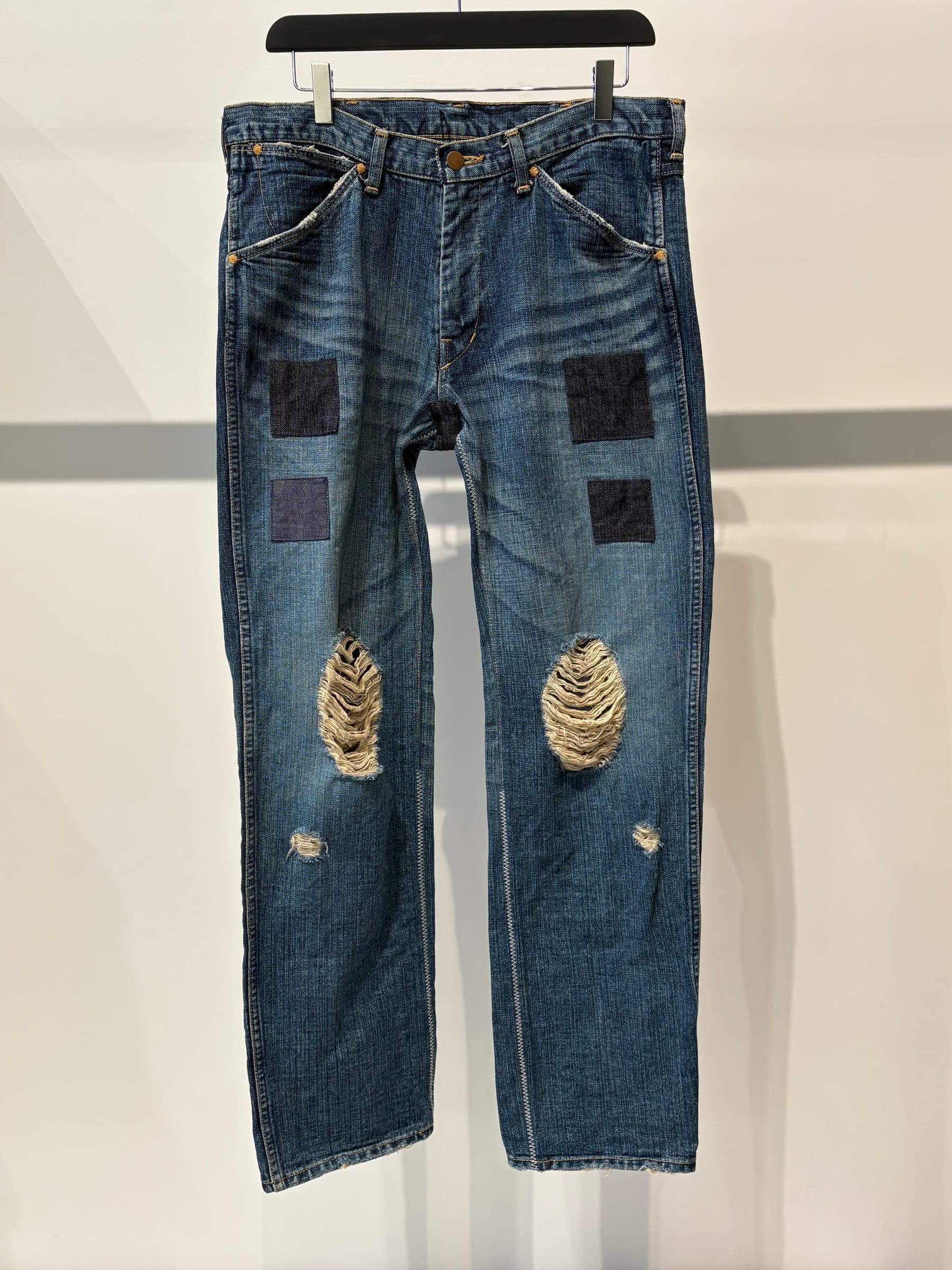 Number (N)ine AW03 Kurt Cobain Patchwork Jeans