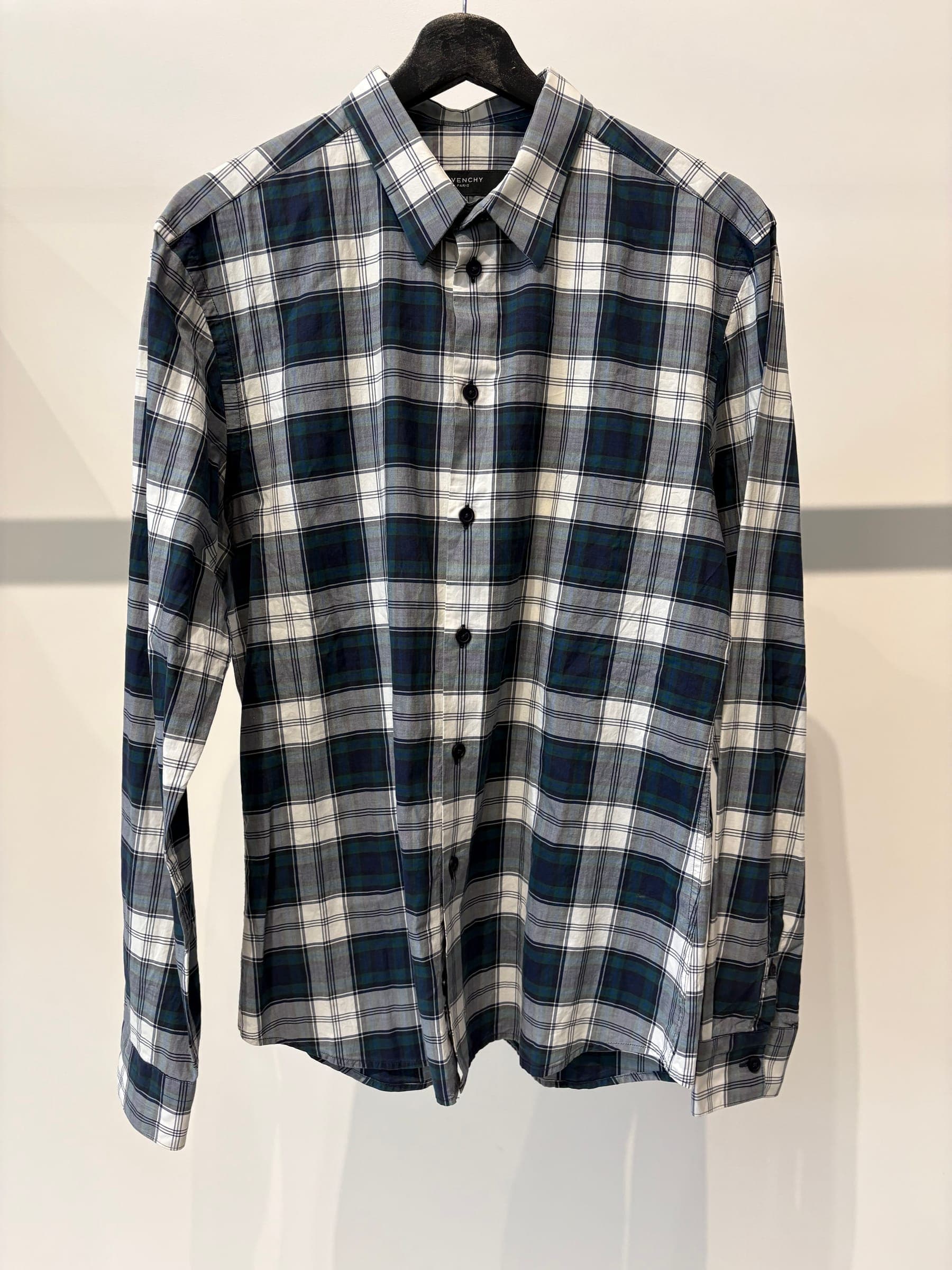 Givenchy Plaid Button-Up Shirt